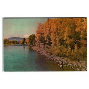 Colorado River Headwaters Fishing Granby Hot Sulphur Springs Postcard